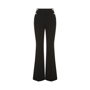 【莱茵超模裤】朗姿/LIME爆款版型微喇显瘦针织四面弹裤子新款