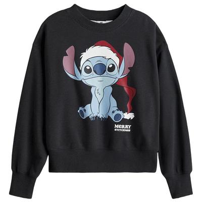 【迪士尼系列】HM童装儿童女童卫衣史迪仔红色印花套衫1320155