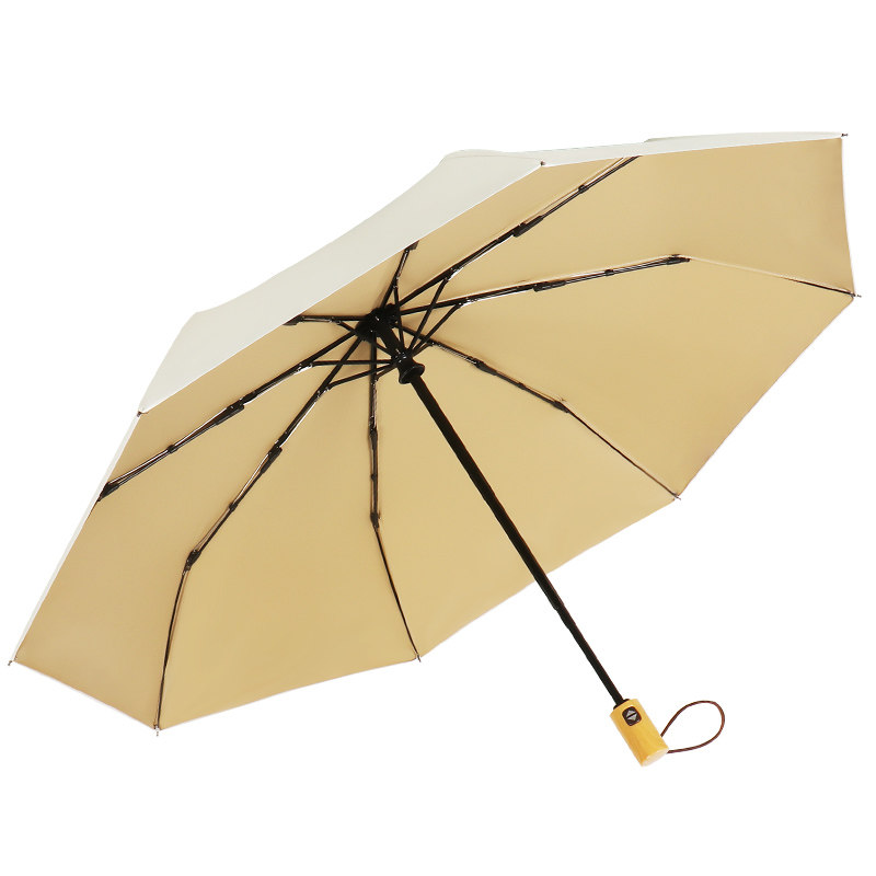 双色彩胶加厚防晒晴雨两用太阳伞
