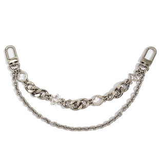 适用于LV黑武士speedy30包包装饰链keepall25延长链speedy35挂饰