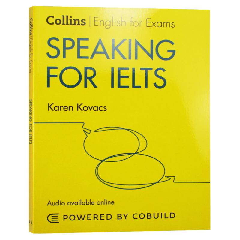 柯林斯雅思口语英文原版 Collins English for Exams Speaking for IELTS雅思口语英语考试系列自学辅导学习工具书进口英语书籍