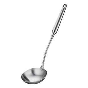 德式汤勺316不锈钢家用大号盛汤防烫勺子锅勺加厚厨具长粥勺加深