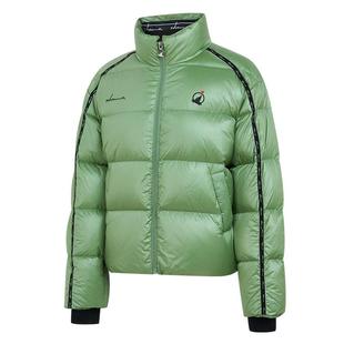 HONMA高尔夫女士亮面羽绒外套防风保暖羽绒服户外休闲