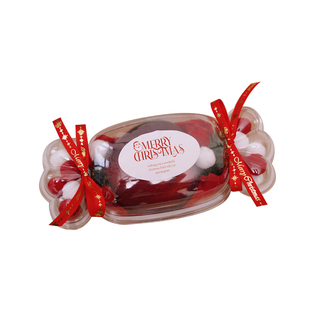 圣诞节苹果礼盒平安夜礼物平安果包装送小朋友透明可爱糖果塑料盒