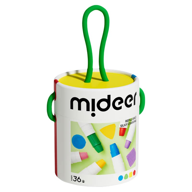 mideer弥鹿儿童蜡笔油画棒婴幼儿园专用宝宝男女孩生日礼物小学生