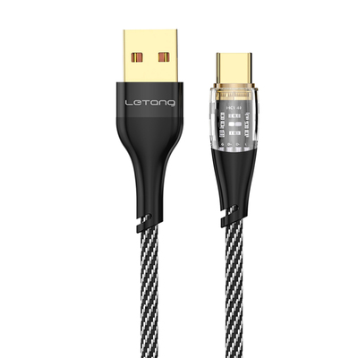 120W编织数据线超级插头Type-C