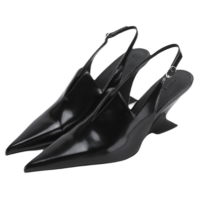 OUDE WAAG 25春夏 精致质感羊皮刀锋尖头女式高跟鞋