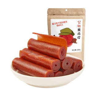 沂蒙公社果丹皮220gx2儿童宝宝纯零食小时候天然山楂卷