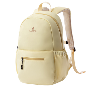 骆驼旅行双肩包女旅游轻便背包学生书包户外徒步爬山男运动登山包