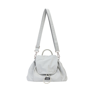 VAOPER喂牌抽绳福袋包包女大容量褶皱单肩斜挎包休闲水桶包通勤包