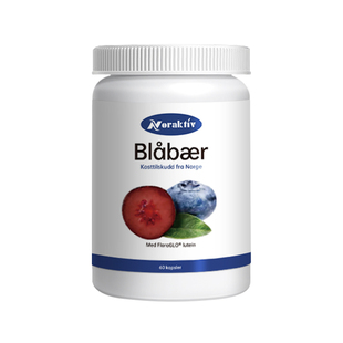 挪威Noraktiv越橘蓝莓叶黄素花青素胶囊护眼片丸青年成人眼睛保健