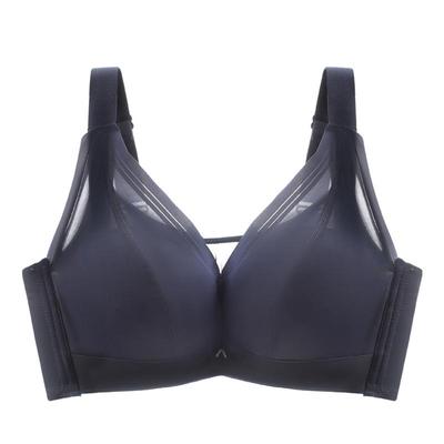 防下垂有钢圈光面聚拢乳胶内衣