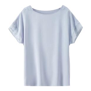 夏季薄款女士潮短款上衣别致短袖小衫2025年新款舒适透气女款T恤