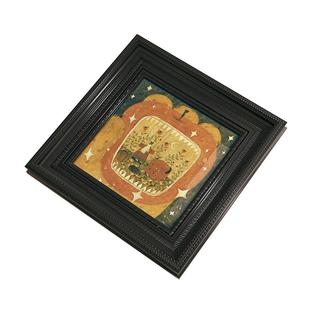 靳兆心《人间乐园》法式奶油风客厅背景墙装饰画复古餐厅中古挂画