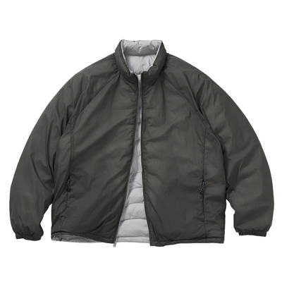 714street轻薄两面穿立领棉服