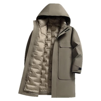 雪中飞中长款羽绒服三合一内胆潮