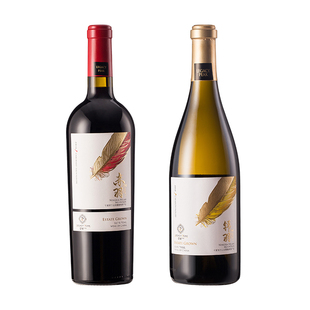 宁夏贺兰山红酒留世酒庄羽系列赤羽玫羽兰羽锦羽葡萄酒组合套装