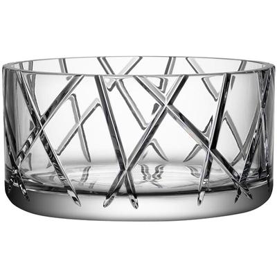 瑞典进口手工水晶玻璃家用沙拉碗