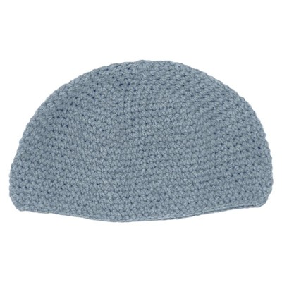 回族瓜皮帽阿拉伯透气毛线帽纯色