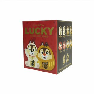 URDU福部屋迪士尼达摩盲盒招福奇奇蒂蒂花栗鼠摆件手办周边礼物