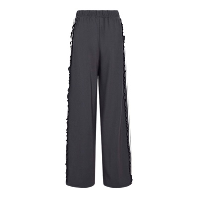Adidas/阿迪达斯正品三叶草女士复古经典荷叶边针织运动裤KU9385