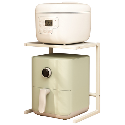 日式双层电饭煲置物架可伸缩