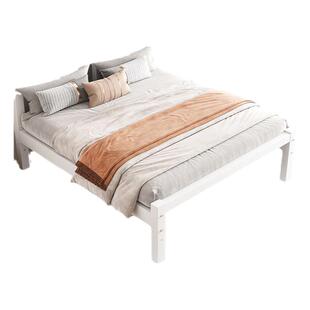 铁架床家用双人不锈钢床铁床加粗加厚出租房1米5单人床简易铁艺床