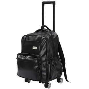 升级五轮拉杆包双肩背包多功能大容量旅行包可背可拉行李包旅行箱