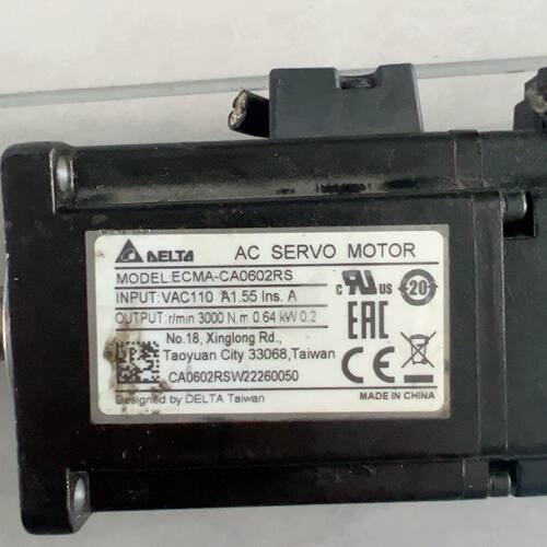 询价台达伺服电机ECMA-CA0602RS，0.2kw，AC11