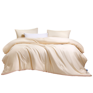 富安娜被子空调被冬被大豆纤维被春秋四季被单双人加厚保暖棉被芯