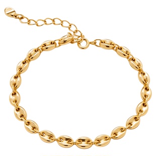 Amber Lollipop连环手链轻奢时尚镀18k金链条小众手饰女2025新款