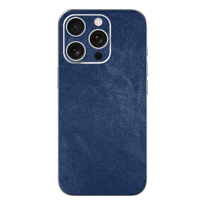 3M牛仔纹iPhone17Promax手机背膜适用苹果15全包边16后膜14后盖贴膜13贴纸12背贴11彩膜