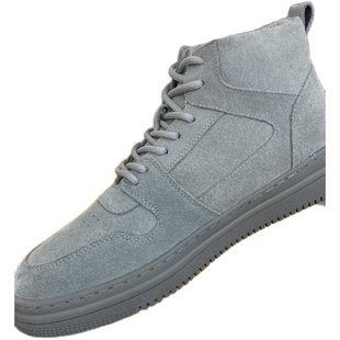 新品空军小跑加厚桑坡羊皮毛一体中雪地靴男加绒时尚百搭防滑抗冻