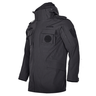 朗森凯男冬季教官战术作训服保暖防风防寒棉服户外执勤棉大衣冲锋