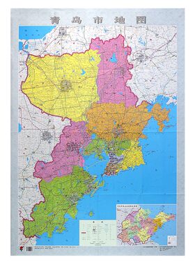 青岛市政区交通参考地图