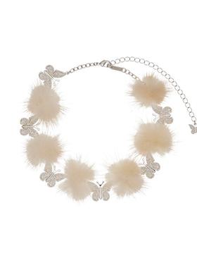 STUGAZI毛绒蝴蝶蝴蝶颈圈
