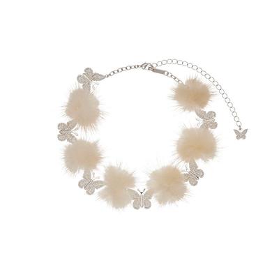 STUGAZI毛绒蝴蝶蝴蝶颈圈