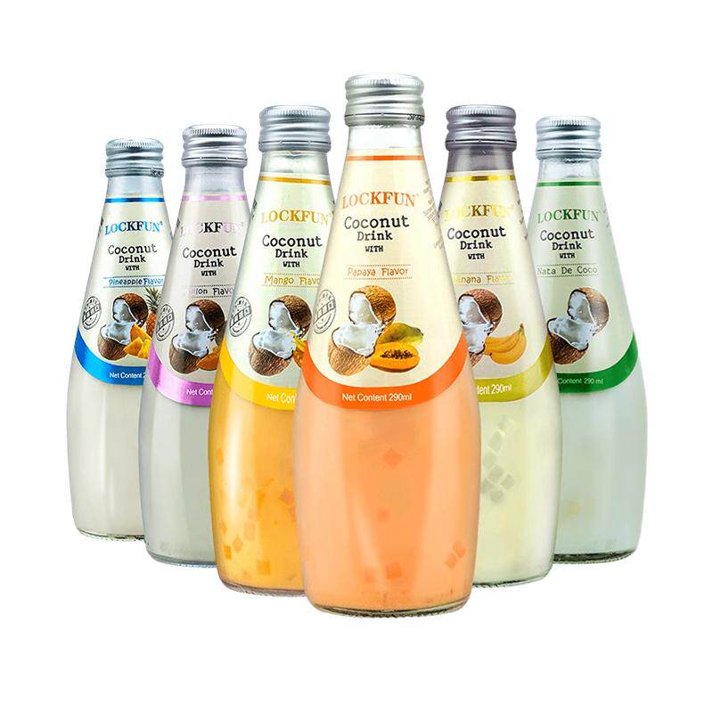 �ֿɷ� lockfun Ҭ��֭ 290ml ������ ԭζ 5ƿ ���� 40Ԫ