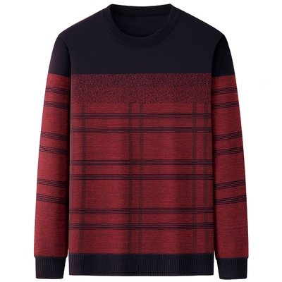 爸爸圆领冬季毛衣内搭