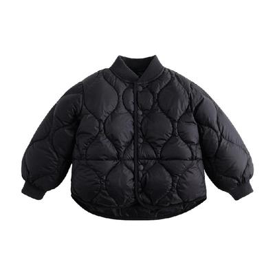 马克珍妮男女童三防棒球领羽绒服