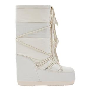 Moon Boot经典款男女同款不分左右奶油色ICON橡胶高筒雪地靴