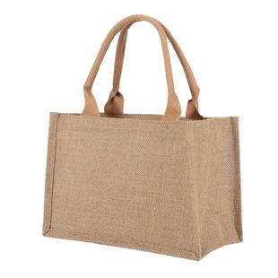 麻布袋定制手提袋亚麻diy棉麻环保布袋购物黄麻袋时尚饭盒包外出