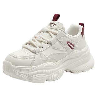 大东厚底老爹鞋女款2026新款秋冬加绒保暖显脚小百搭运动休闲鞋子