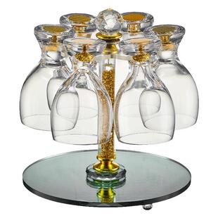 网红高档水晶玻璃金箔啤酒杯家用轻奢精酿小麦扎啤杯大容量大肚杯