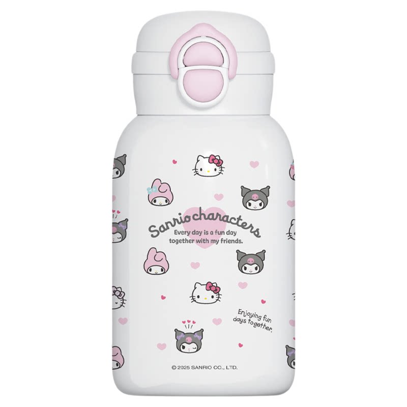 hellokitty吸管保温杯316不锈钢
