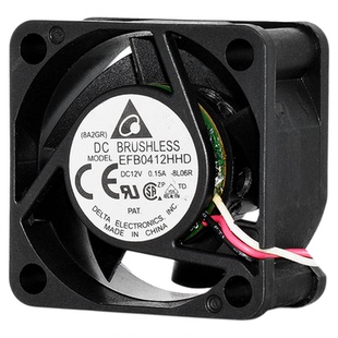 EFB0412HHD台达4020 12V0.15A大风量机箱华三H3C交换机PWM风扇4CM