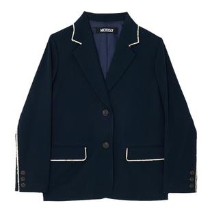 SLY  2024早春新品非正式学院风西装外套030HSA01-0020