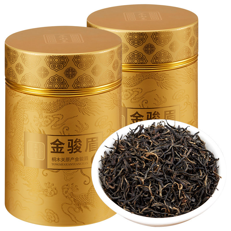 正宗特级金骏眉红茶浓香型武夷山桐木关全芽尖金俊眉茶叶300g罐装