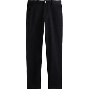 HM男装休闲裤冬季老钱风休闲裤合身版弹力通勤简约长裤1248348