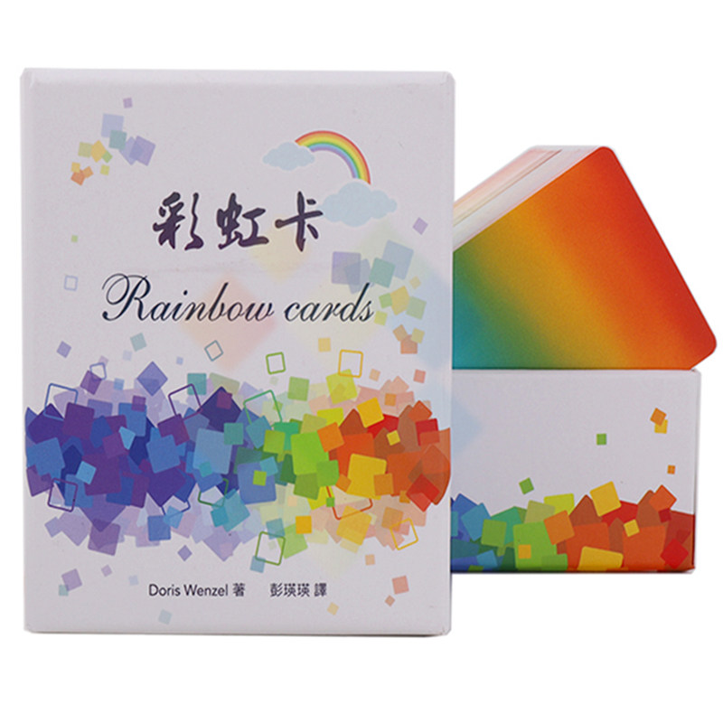 现货正版 彩虹卡--生命的色彩正能量卡牌 积极心理卡牌OH卡包邮